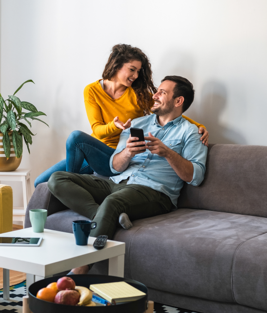 couple deciding avocado home